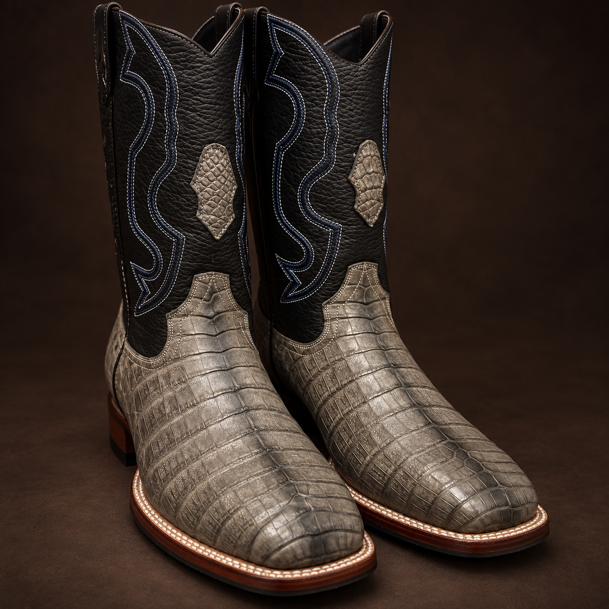 Caiman Belly Exotic Boots