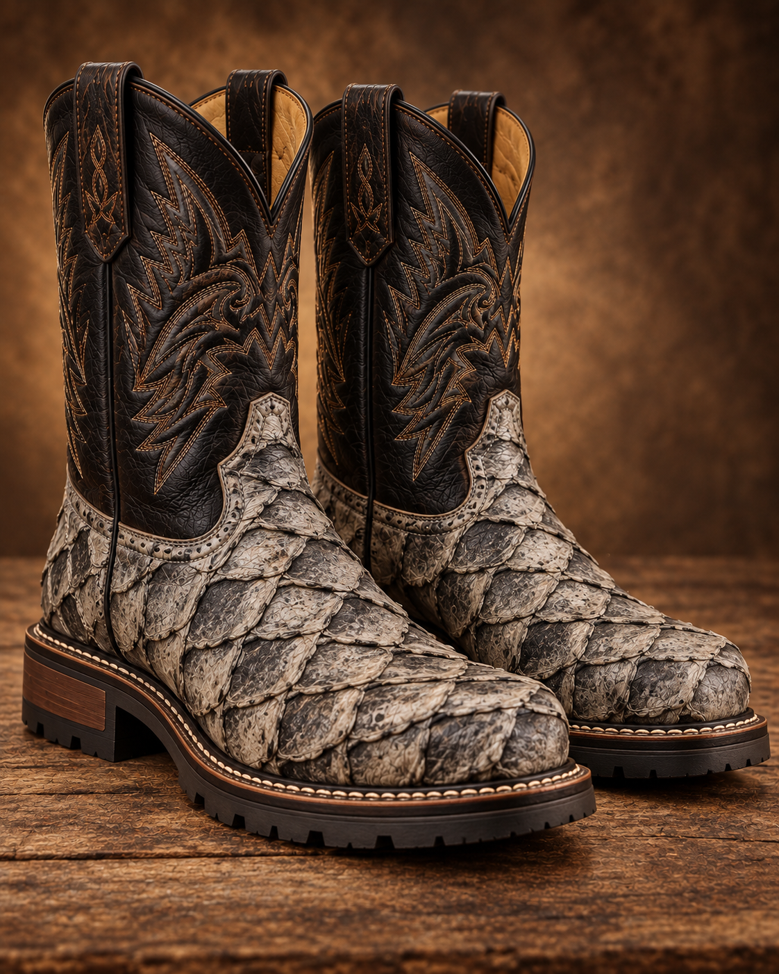 Pirarucu Newspaper Steel Texas Toe