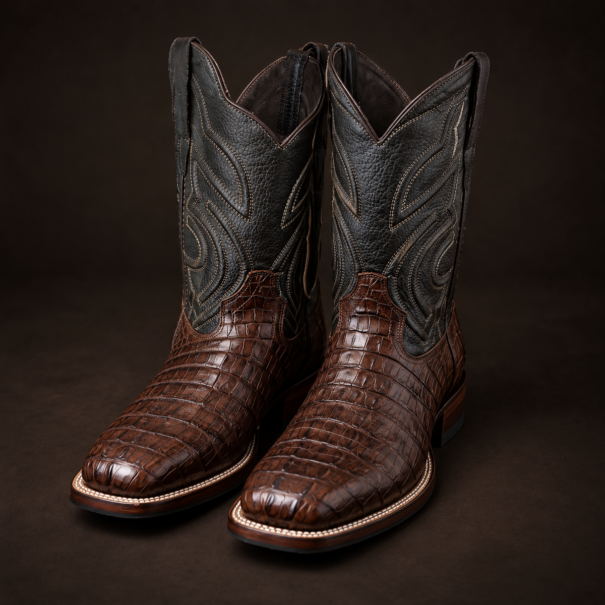 Caiman Belly Exotic Boots