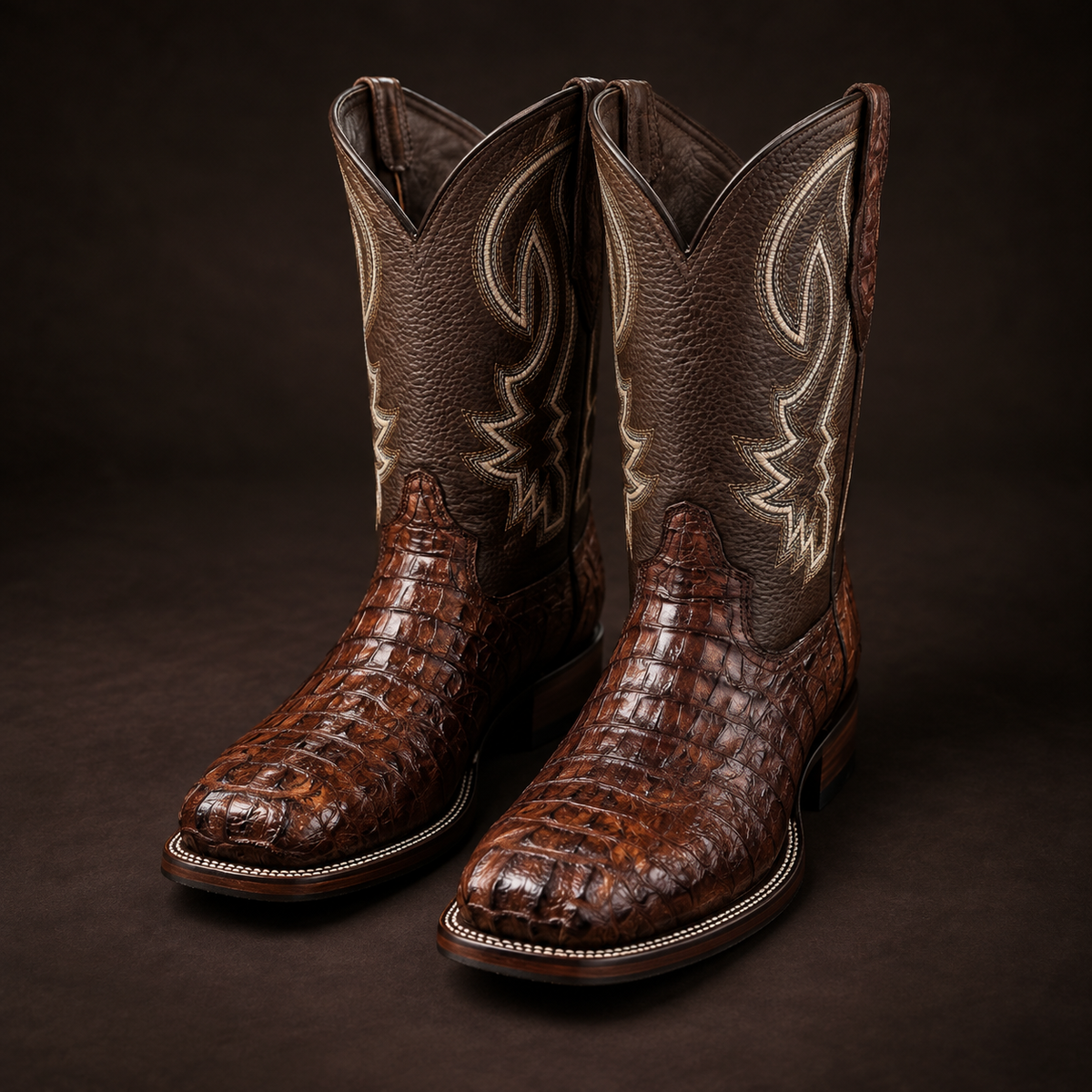 Caiman Belly Exotic Boots