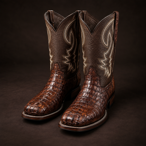 Caiman Belly Exotic Boots